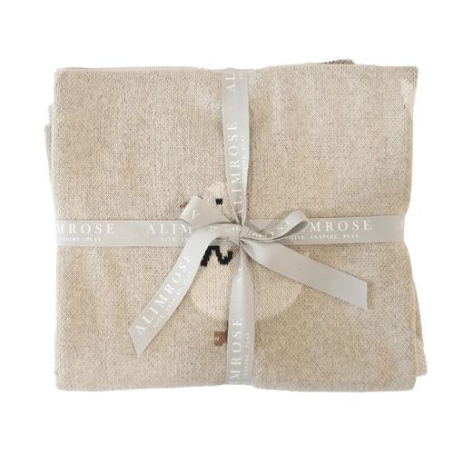 Alimrose - Duck Baby Blanket - Natural