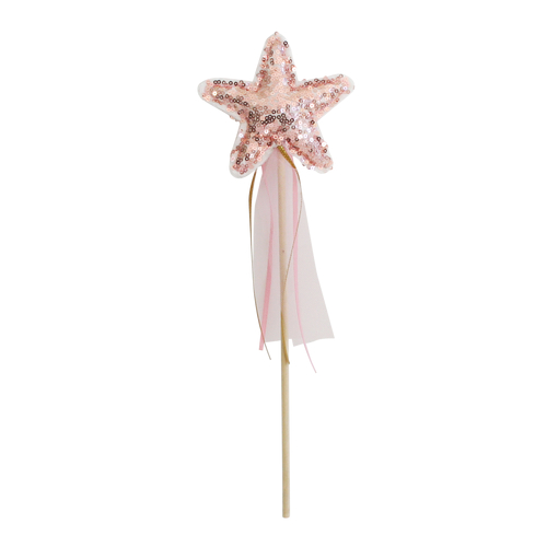 Alimrose - Sequin Star Wand - Rose Gold