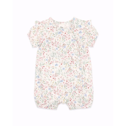 Bebe - Bonnie Organic Short Sleeve Zipsuit [Size: 0000]