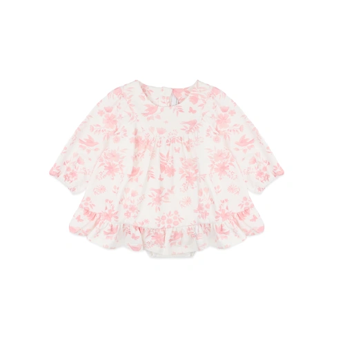 Bebe - Fern Birds Organic Overlay Dress [Size: 000]