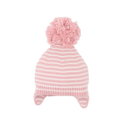 Bebe - Fern Stripe Organic Knitted Beanie [Size: XXS]