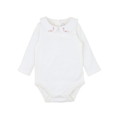 Bebe - Gemma Embroidered Collar Bodysuit [Size: 0000]