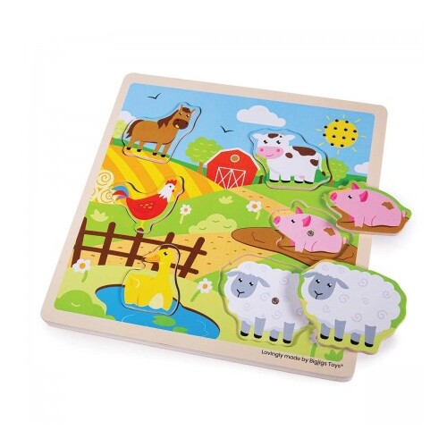 Bigjigs Toys - Farm Sound Puzzle
