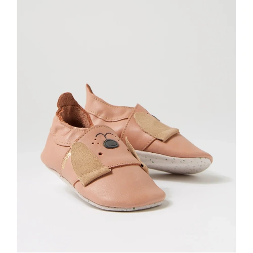 Bobux - Little Pup Infant Caramel Leather Shoes [Size: Small]