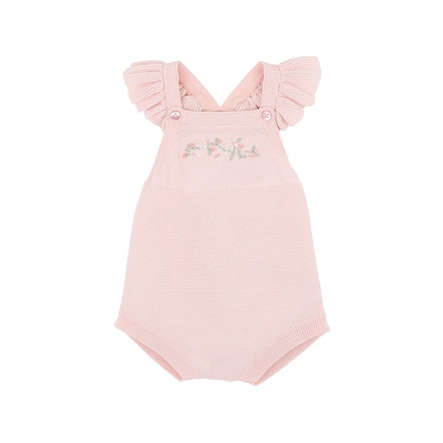 Bebe - Madelyn Hand Embroidered Knitted Bodysuit Pale Pink [Size: 0000]