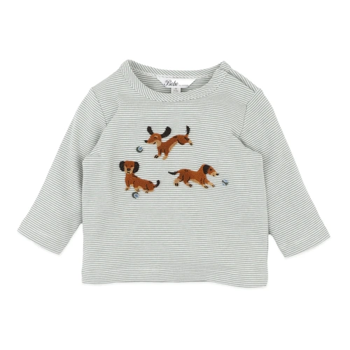 Bebe - Otto Dogs Organic Long Sleeve Tee [Size: 000]