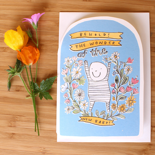 Behold the Wonder of the New Baby Gift Card