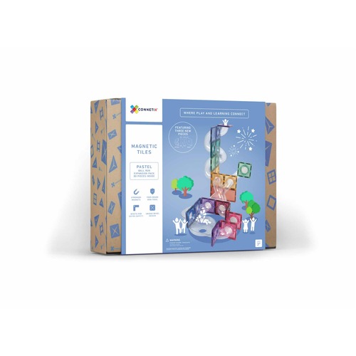 Connetix - 80 Piece Pastel Ball Run Expansion Pack