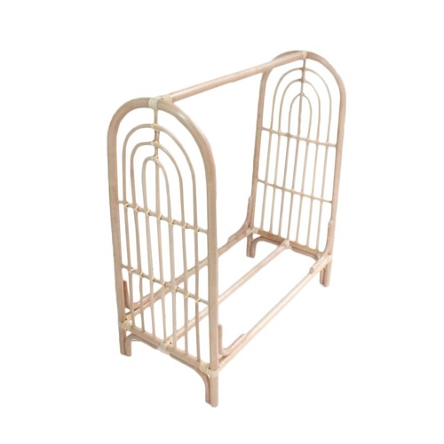 Rainbow Rattan Hanging Rack with 5 Hangers