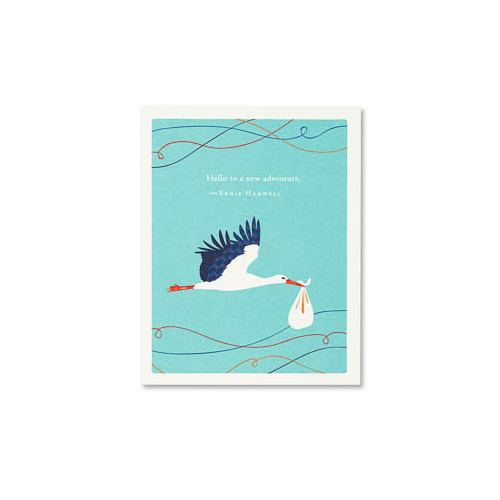 Hello Baby Greeting Card Greeting Card