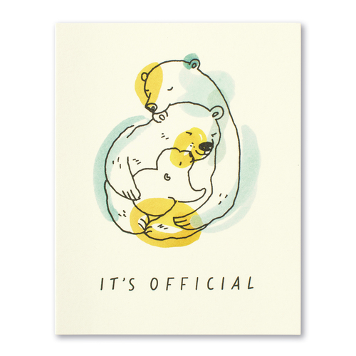 It's Official New Baby Card