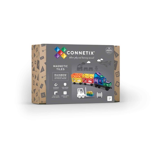 Connetix - Rainbow Transport Pack 50 Pieces