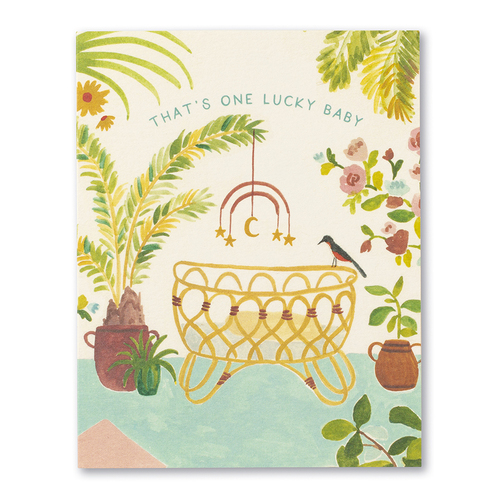 That's One Lucky Baby Greeting Card