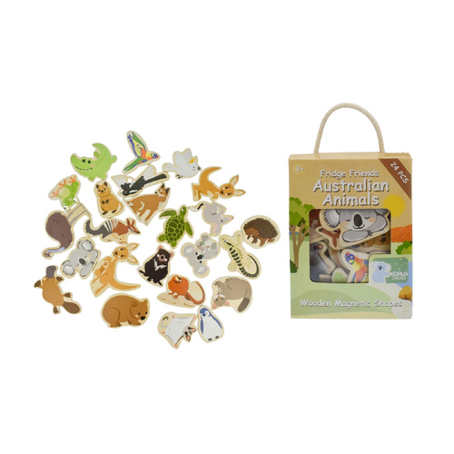 Fridge Friends Magnetic Australian Animals 24 Pieces