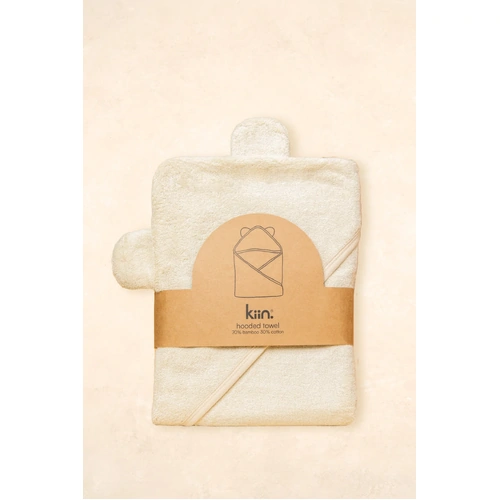 Kiin Baby - Hooded Towel - Ivory