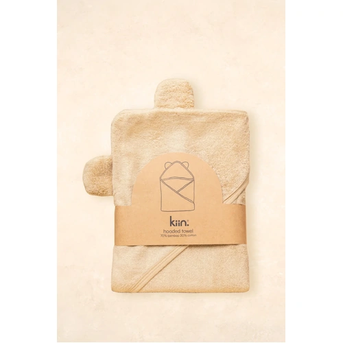 Kiin Baby - Hooded Towel - Oat