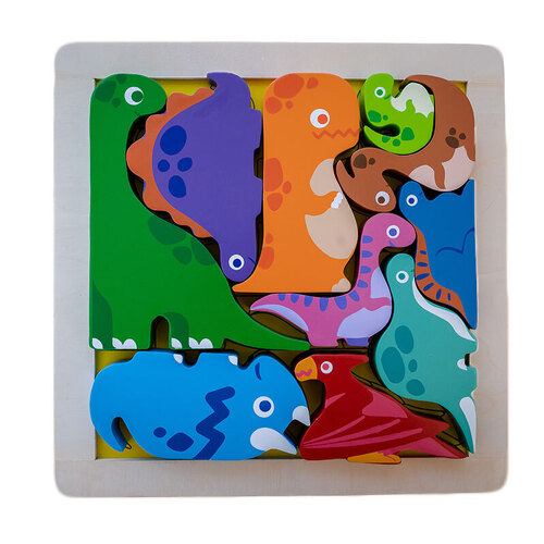 Kiddie Connect - Chunky Dinosaur Puzzle