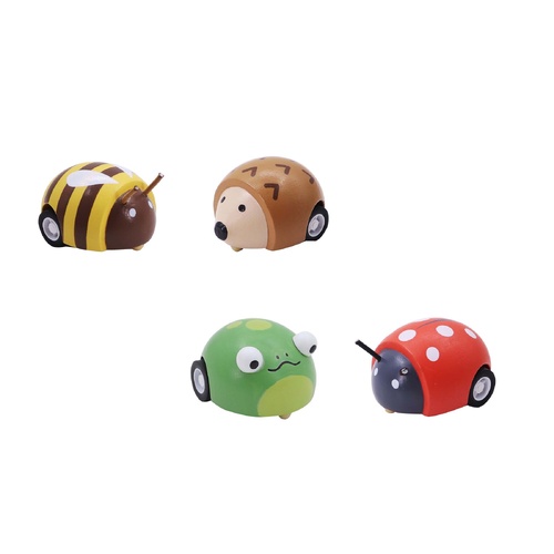Wooden Pull Back Critter [Bee]