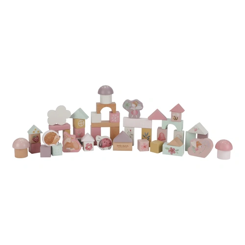 Little Dutch - Fairy Garden Wooden Building Block Set