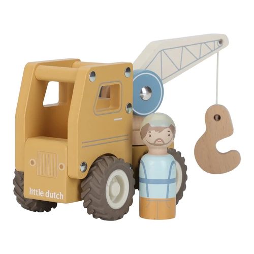 Little Dutch - Wooden Crane Truck
