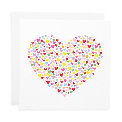 Heart Confetti Small Gift Card