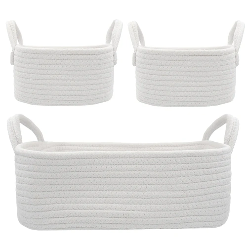 3 Piece Storage Set - White