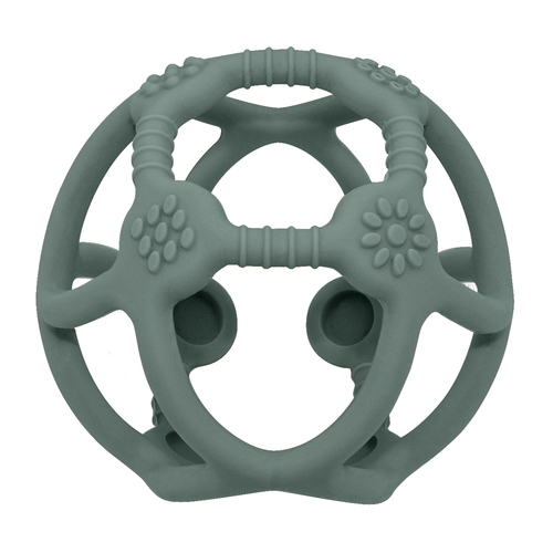 Silicone Sensory Teething Ball - Sage