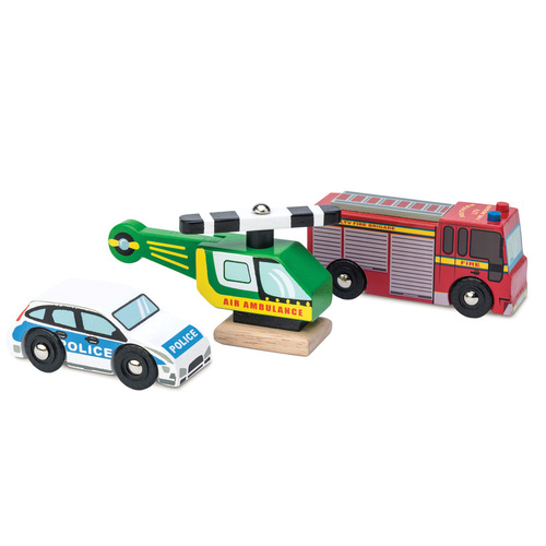 Le Toy Van - Emergency Vehicles Set