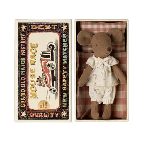 Maileg - Big Sister Brown Mouse in Box