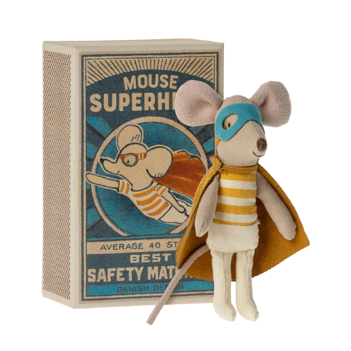 Maileg - Super Hero Mouse in Box
