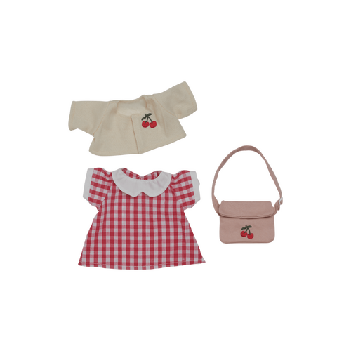 Olli Ella - Cherry Gingham Outfit Set
