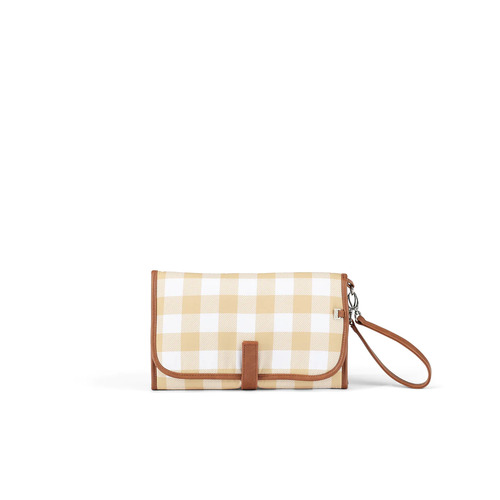 OiOi - Change Mat Clutch Beige Gingham