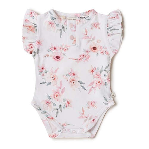 Snuggle Hunny Kids - Camille Short Sleeve Organic Bodysuit [Size: 0000]