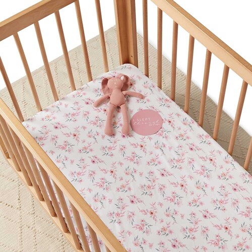 Snuggle Hunny - Camille Organic Fitted Cot Sheet