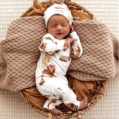 Snuggle Hunny Kids - Lion Growsuit [Size:0000]