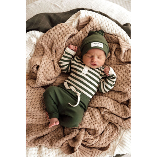 Snuggle Hunny Kids - Olive Pants [Size: 0000]