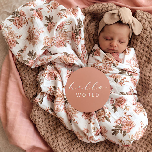 Snuggle Hunny Kids - Rosette Organic Muslin Wrap