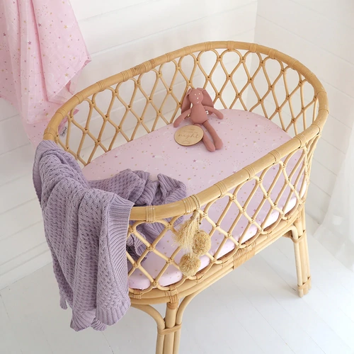 Snuggle Hunny - Twinkle Organic Fitted Bassinet Sheet