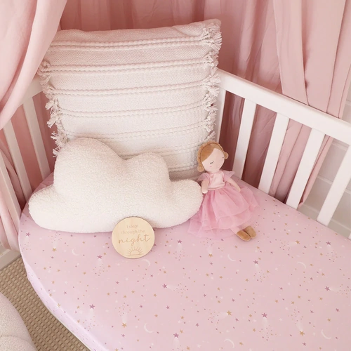 Snuggle Hunny - Twinkle Organic Fitted Cot Sheet