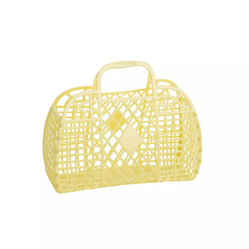 Sun Jellies - Small Retro Basket - Yellow