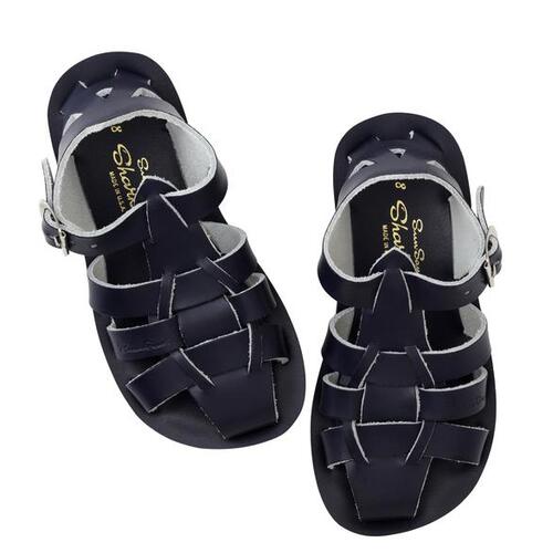 Salt Water Sun-San Sharks - Navy [Size: 11]