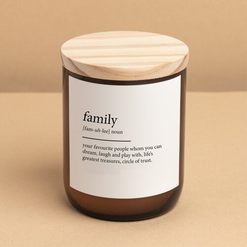 The Commonfolk Collective - Dictionary Meaning Candle - Family