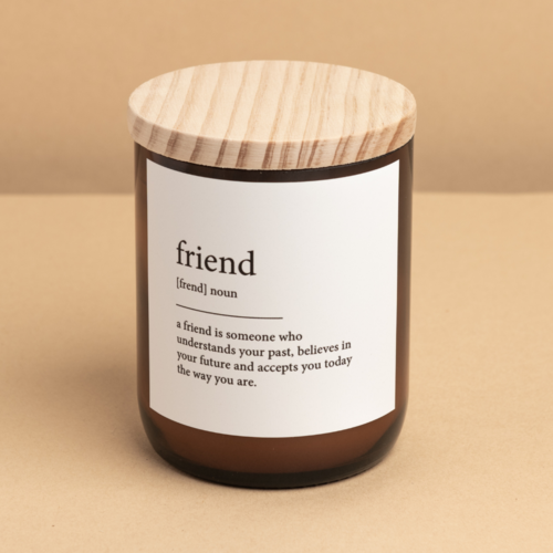 The Commonfolk Collective - Dictionary Meaning Candle - Friend