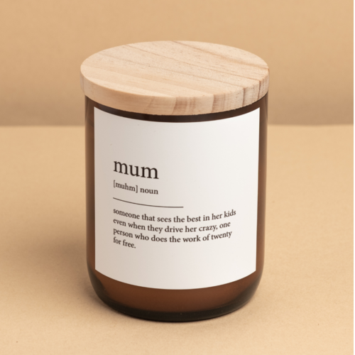 The Commonfolk Collective - Dictionary Meaning Candle - Mum