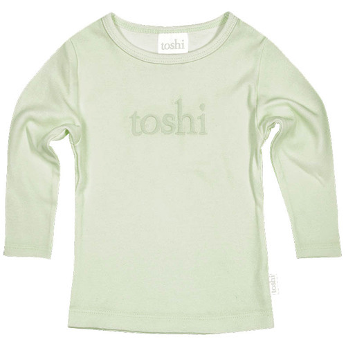 Toshi - Dreamtime Organic Tee Long Sleeve with Logo - Mist [Size: 0]