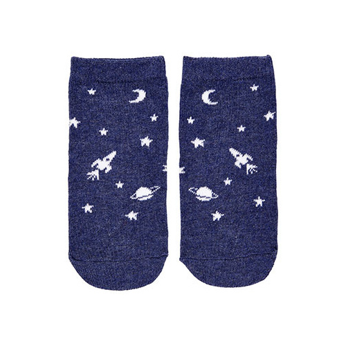 Toshi - Intergalactic Organic Baby Socks [Size: 6-12]