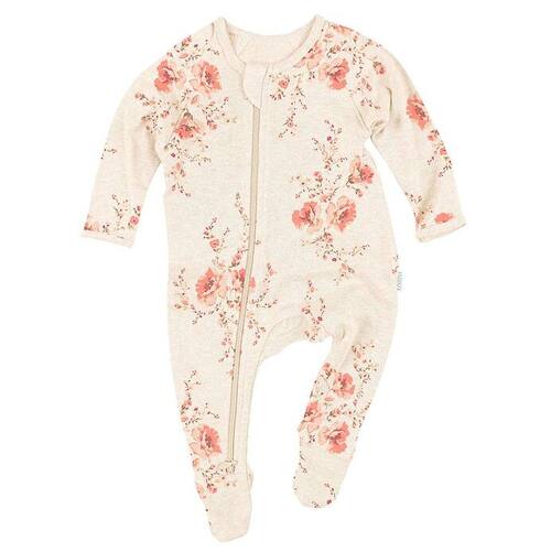 Toshi - Long Sleeve Onesie Rustic Rose [Size:0000]