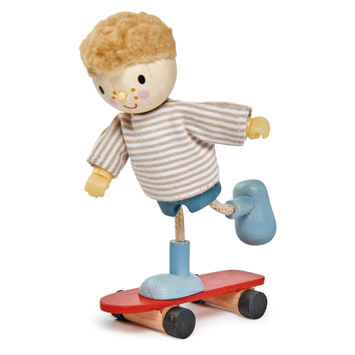 Tender Leaf Toys - Edward Goodwood with his Skateboard