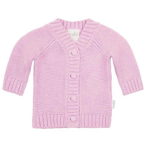 Toshi - Organic Andy Cardigan Lavender [Size: 00]