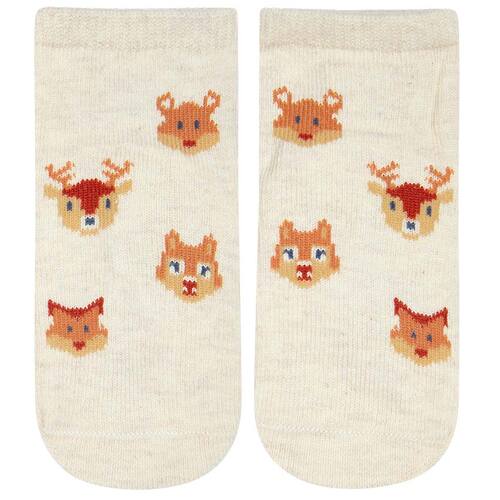 Toshi - Organic Baby Ankle Socks Enchanted Forest [Size: 0-6 Months]
